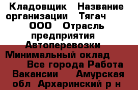 Кладовщик › Название организации ­ Тягач 2001, ООО › Отрасль предприятия ­ Автоперевозки › Минимальный оклад ­ 25 000 - Все города Работа » Вакансии   . Амурская обл.,Архаринский р-н